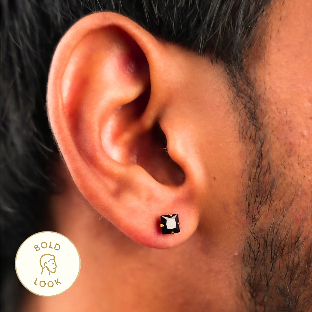 Square Bolt Stud Earring