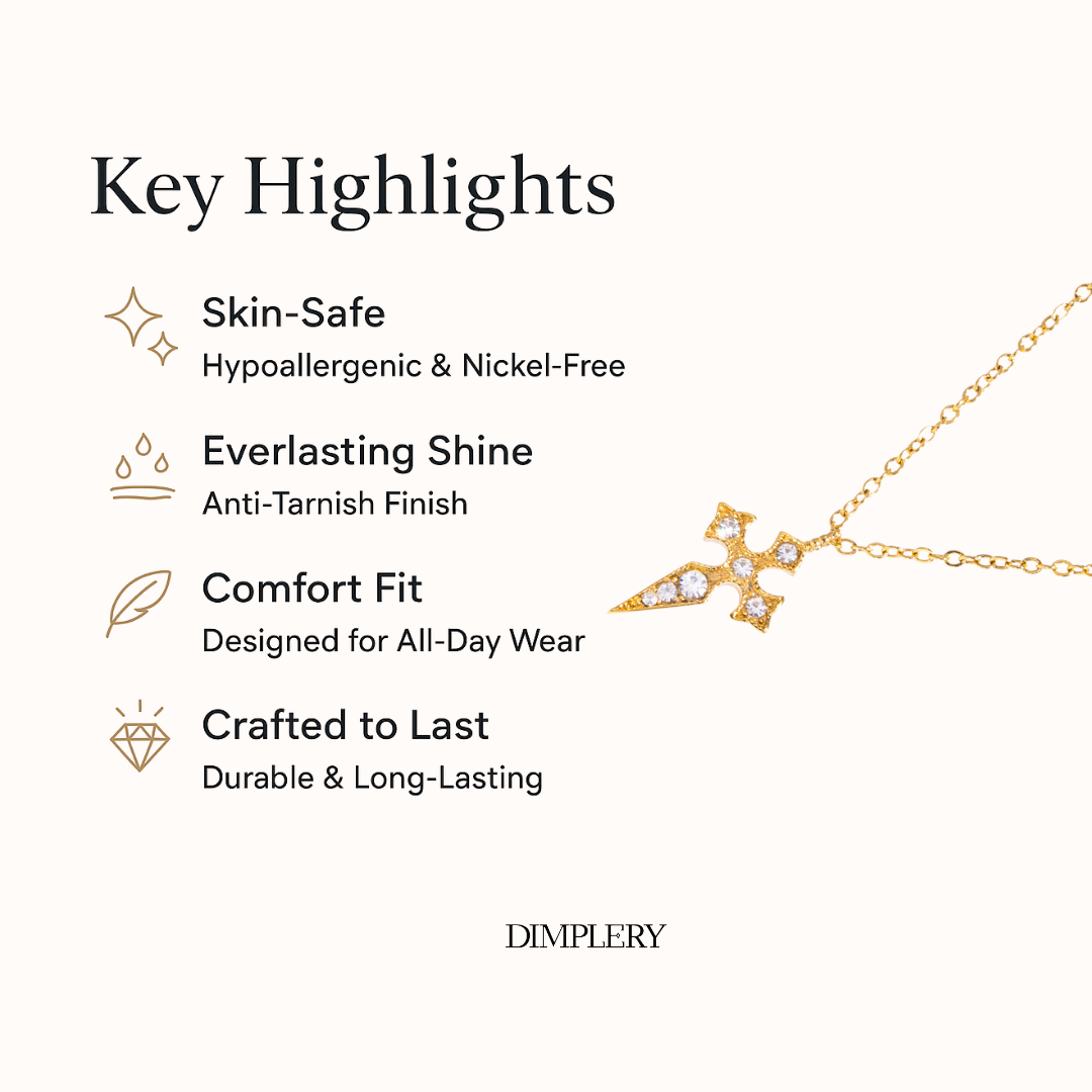 Aurora Cross Necklace