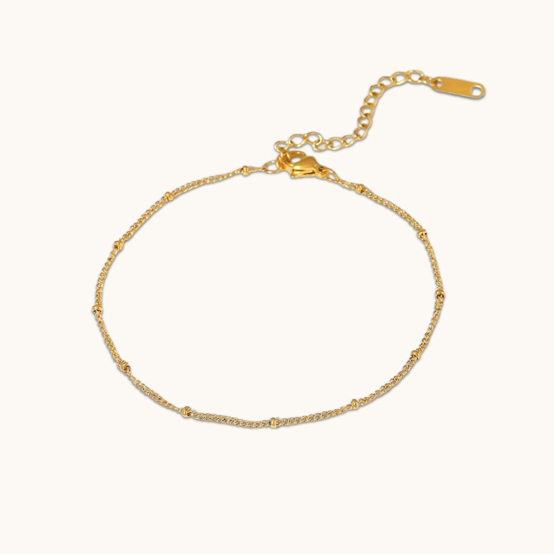 Dainty Bead Anklet