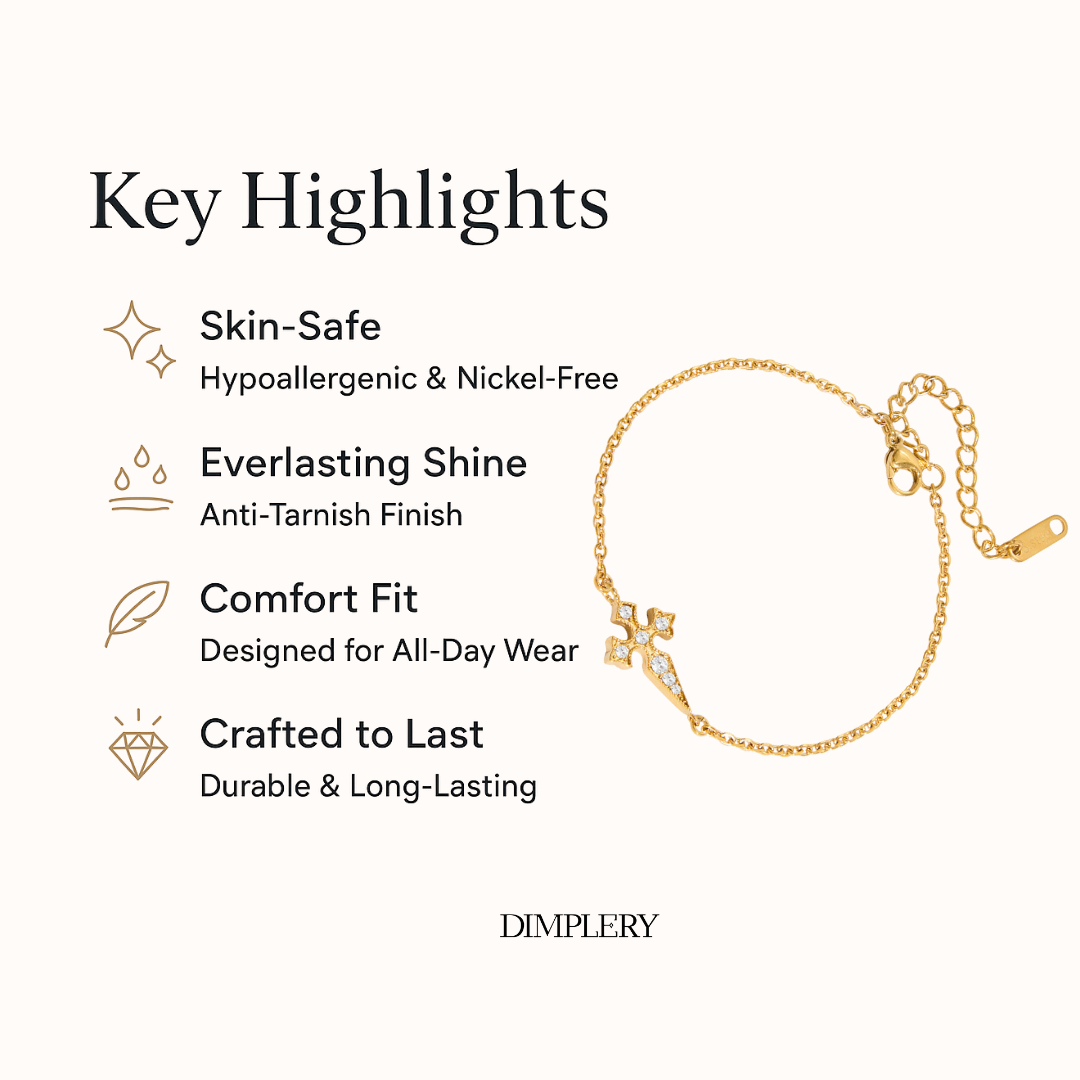 Aurora Cross Bracelet