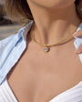 Statement Cuff Necklace - Tear Drop