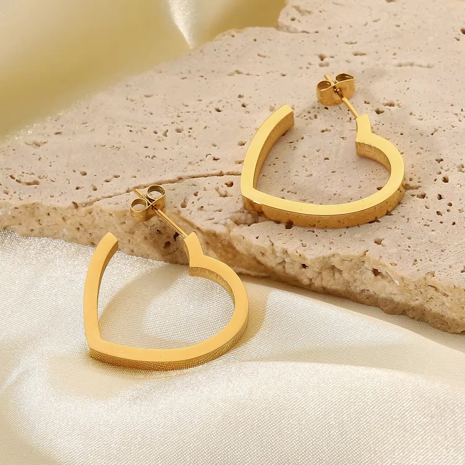Heart Hoop Earring