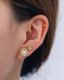 3 Earring Set - Pearl Flower