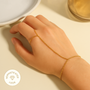 Ira Simple Hand Chain Bracelet