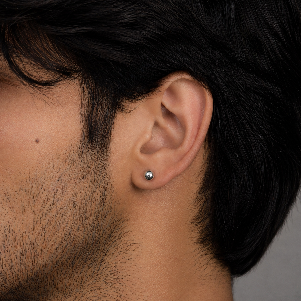 Orb Pin Earring - 5 MM - S