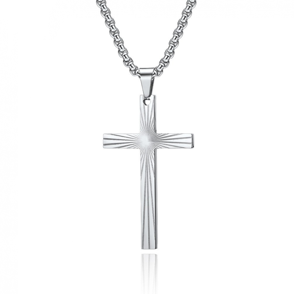 Solstice Cross Chain - Silver