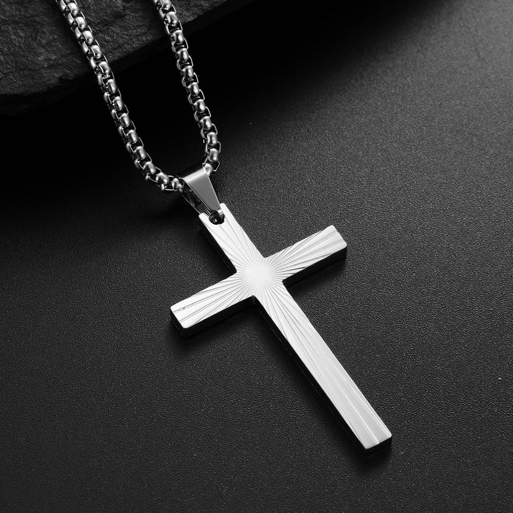 Solstice Cross Chain - Silver