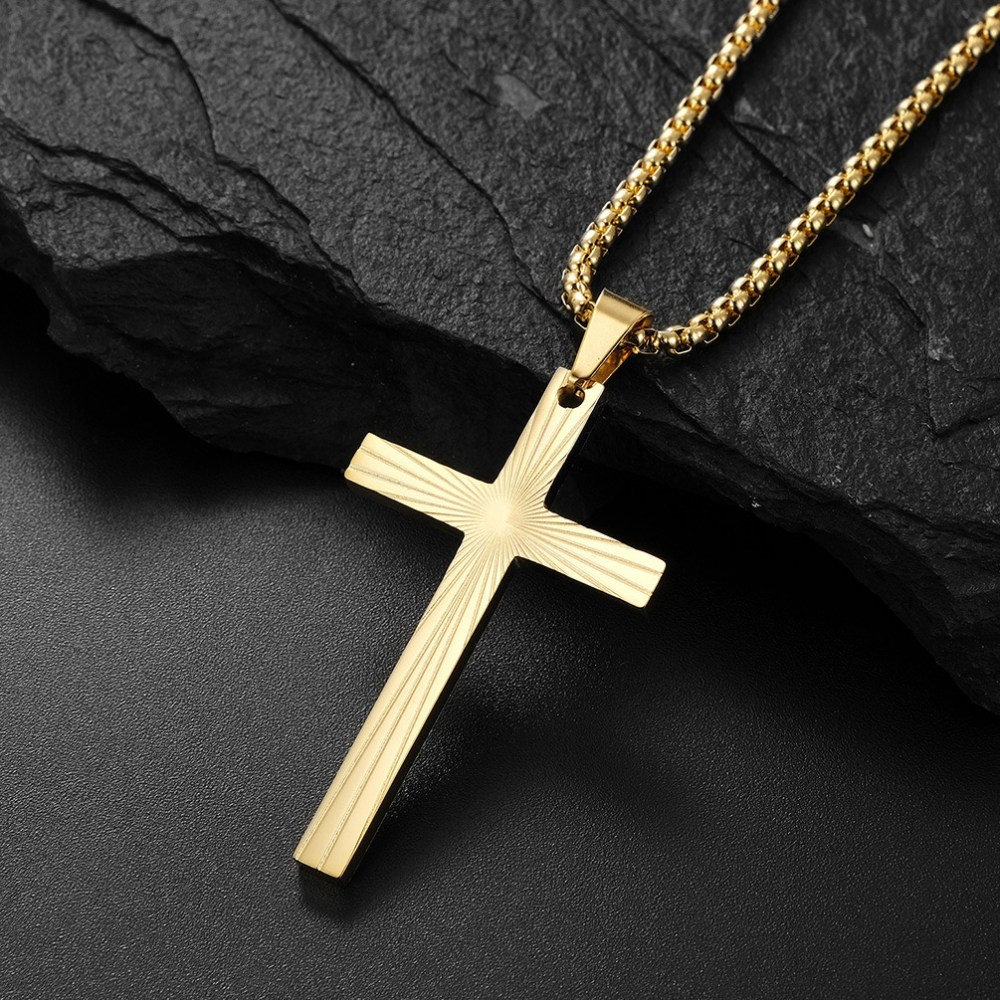 Solstice Cross Chain - Gold