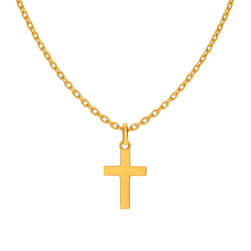 DIY Cross Necklace