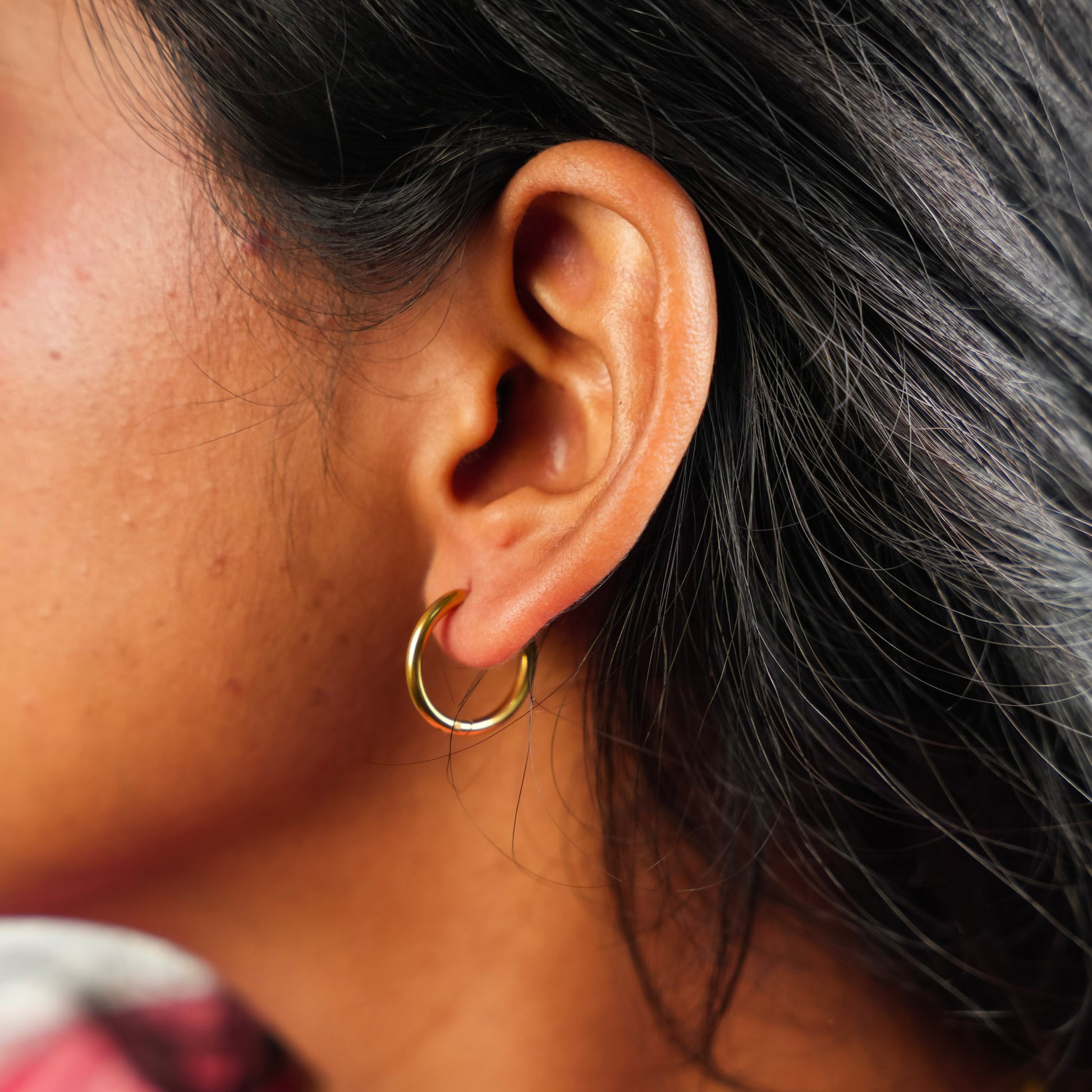 Petite Hoop Earring - 14 MM