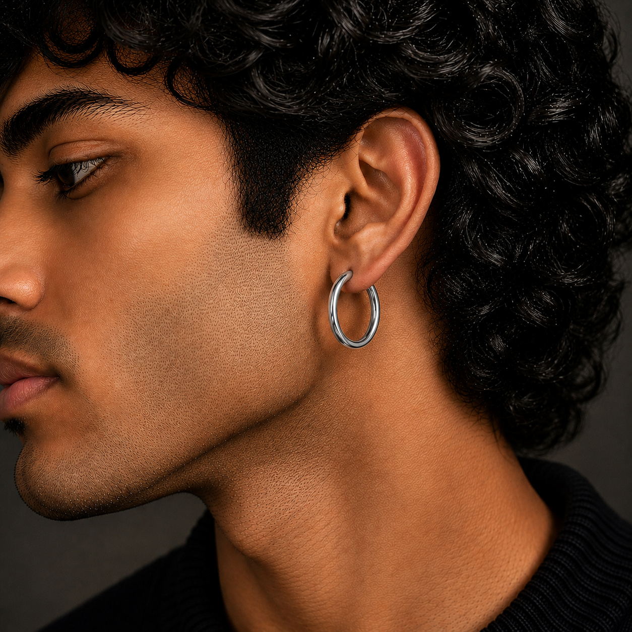 Petite Hoop Earring - 18 MM - S