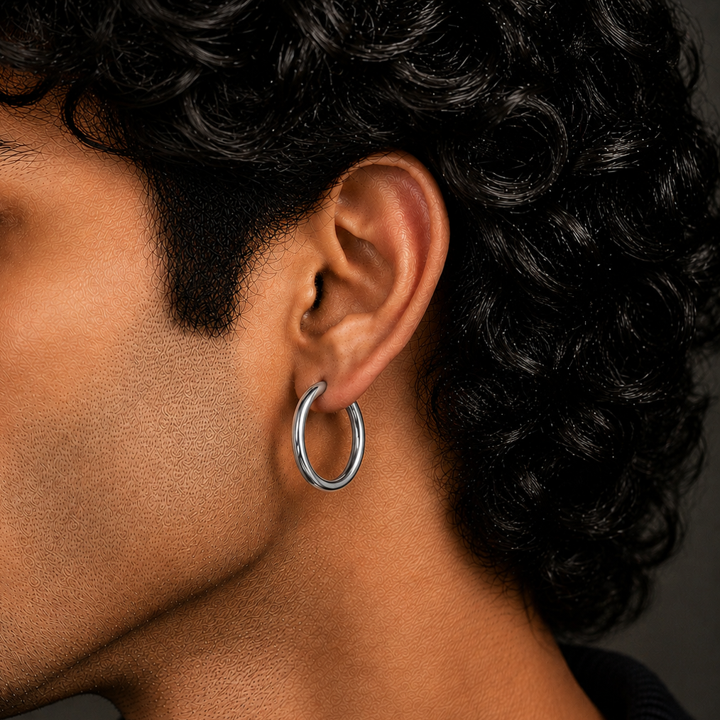 Petite Hoop Earring - 18 MM - S