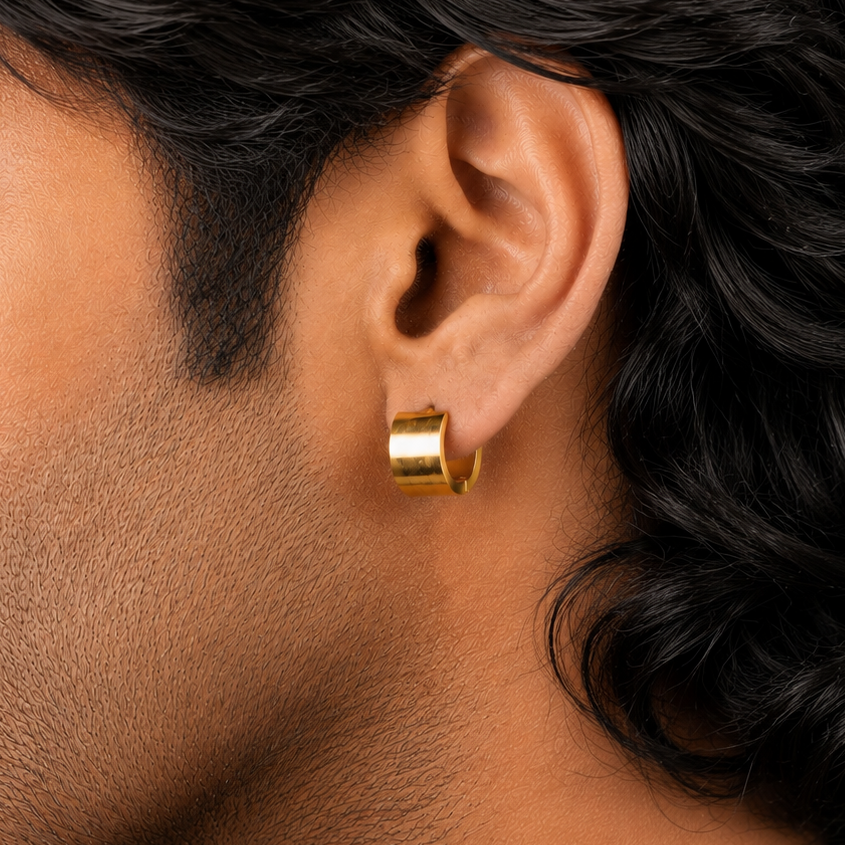 Shiny Hoop Earring