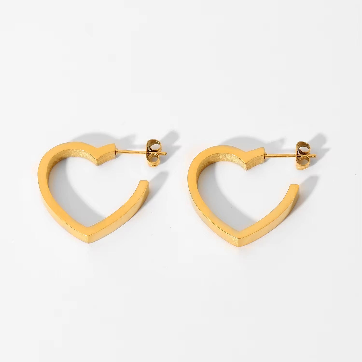 Heart Hoop Earring