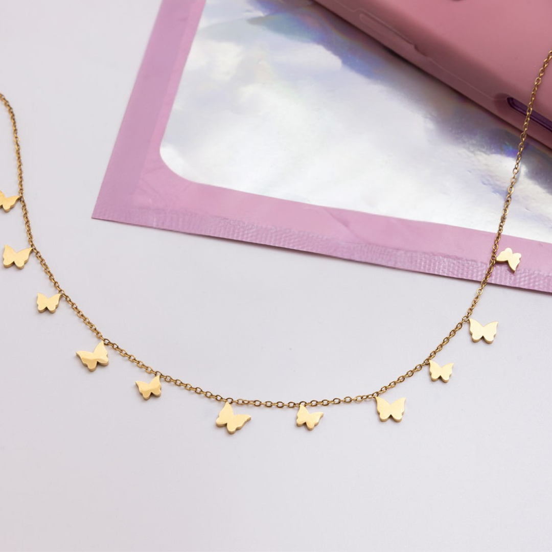 Tiny Butterfly Necklace