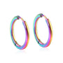 Buy Rainbow Hoop Earrings Online 