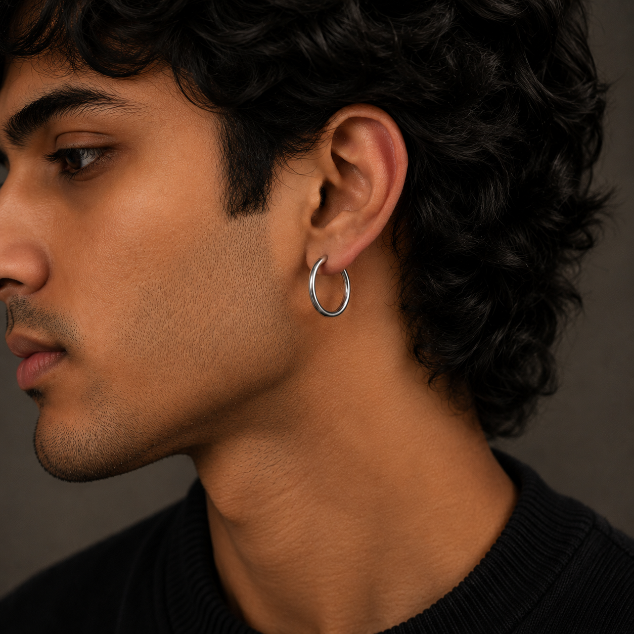 Petite Hoop Earring - 16 MM - S