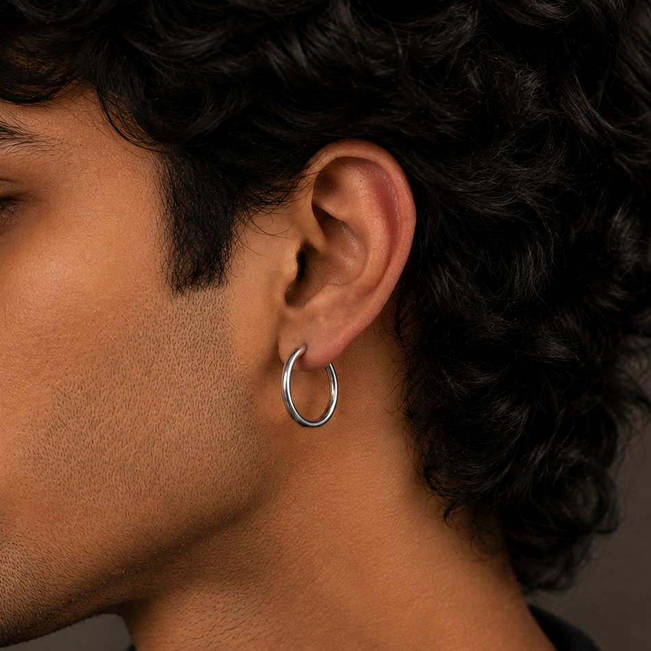 Petite Hoop Earring - 16 MM - S