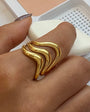 Ripple Wave Resizable Ring