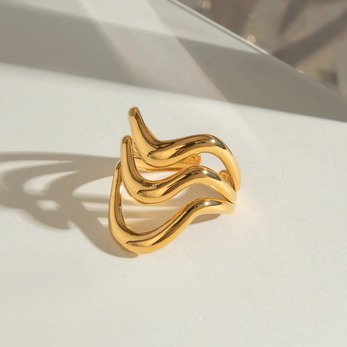 Ripple Wave Resizable Ring