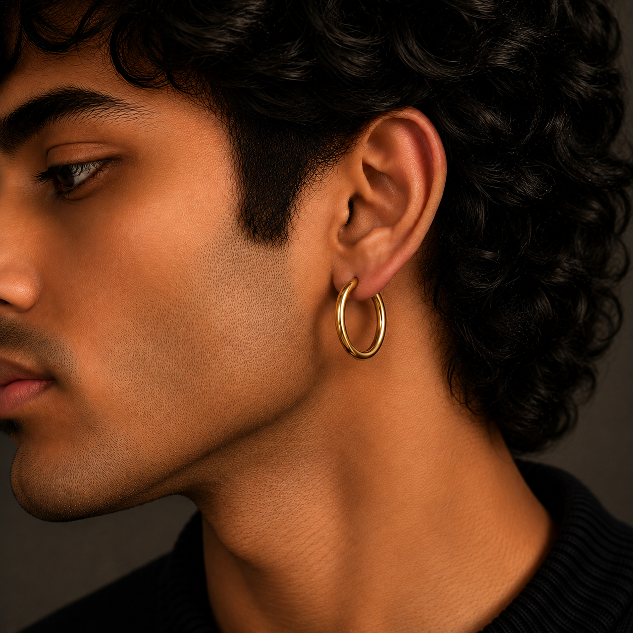 Petite Hoop Earring - 18 MM