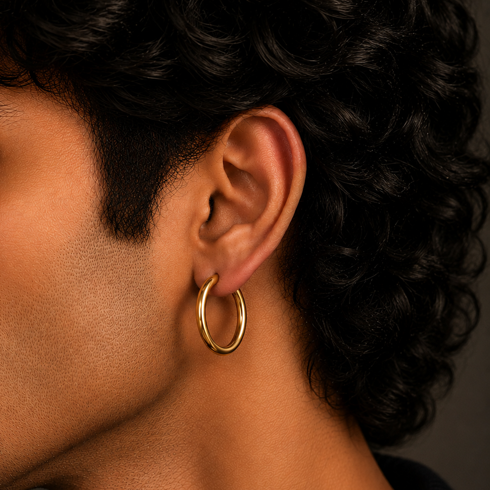 Petite Hoop Earring - 18 MM