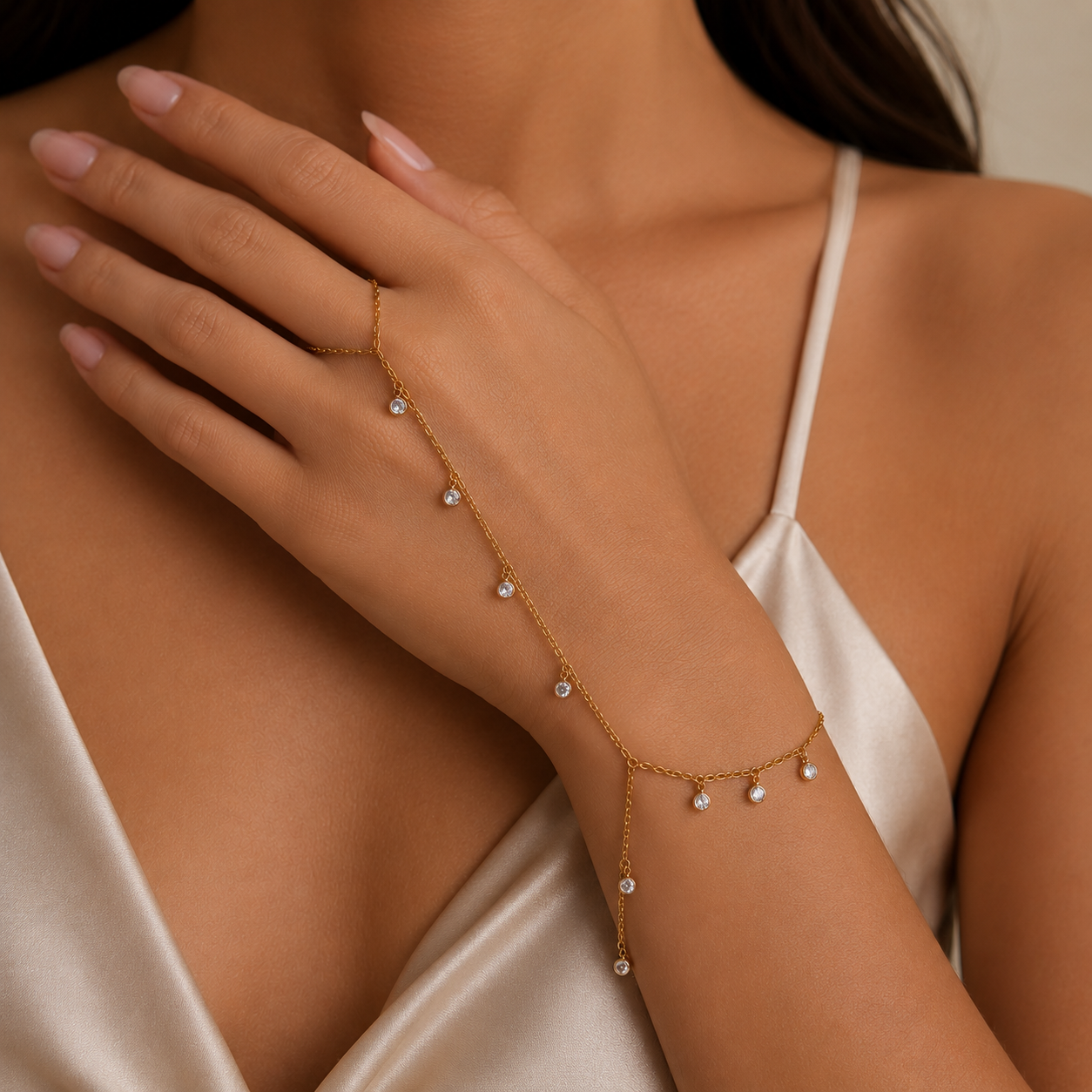 Ira Diamond Chain Anklet