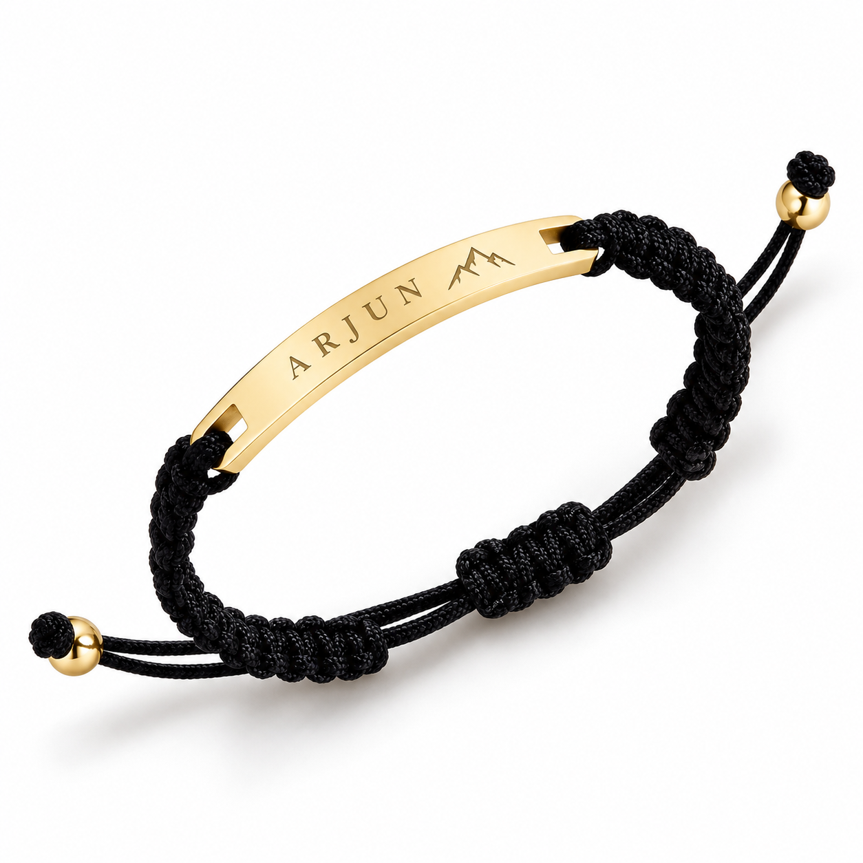 Engravable String Bracelet - Gold
