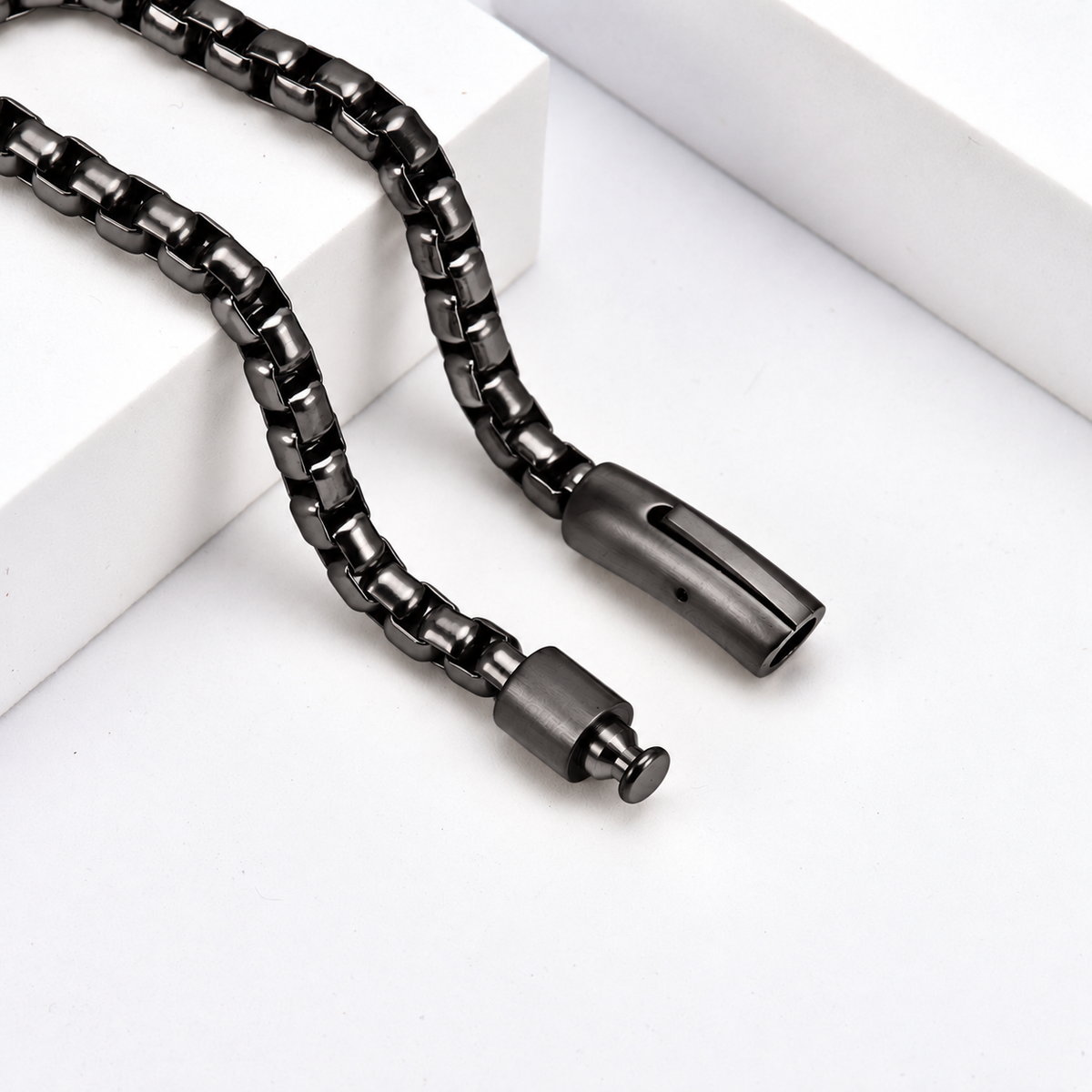 Curb Chain Bracelet - Black