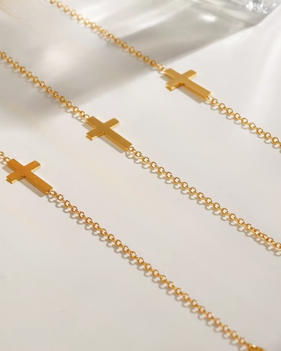 Tiny Cross Bracelet