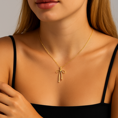 Elegant Bow Necklace