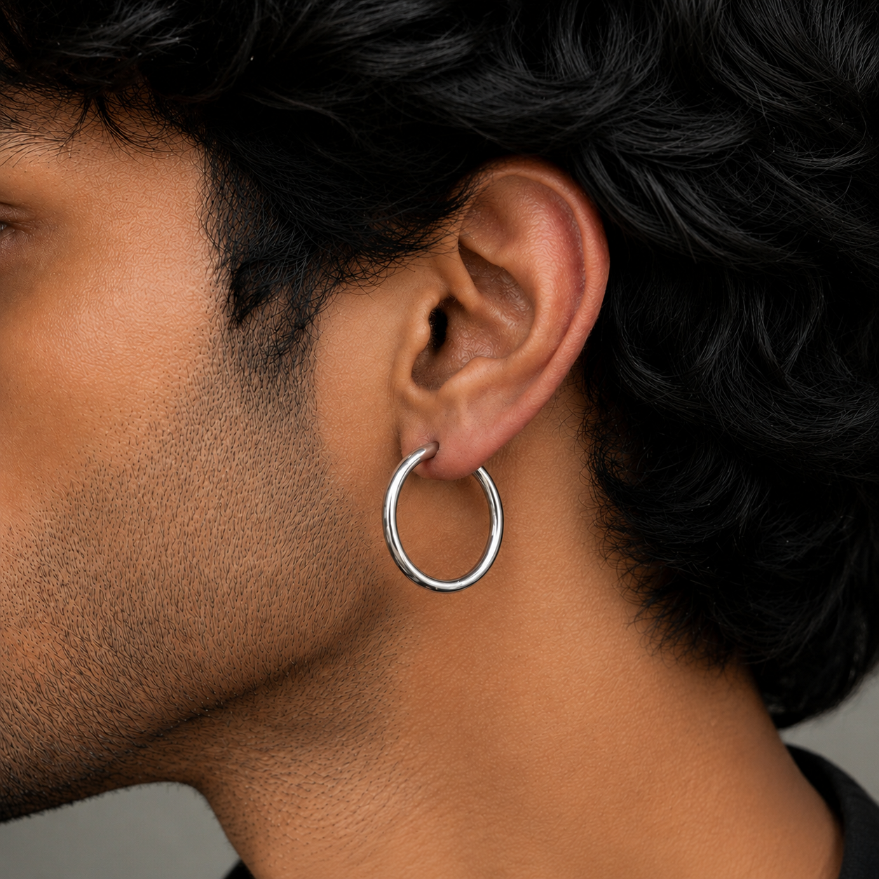 Petite Hoop Earring - 20 MM - S