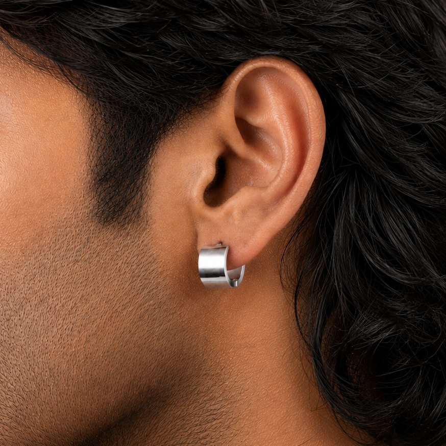 Shiny  Hoop Earring - S