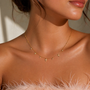  Buy trendy gold necklace