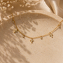 Buy Gold necklace with pendants