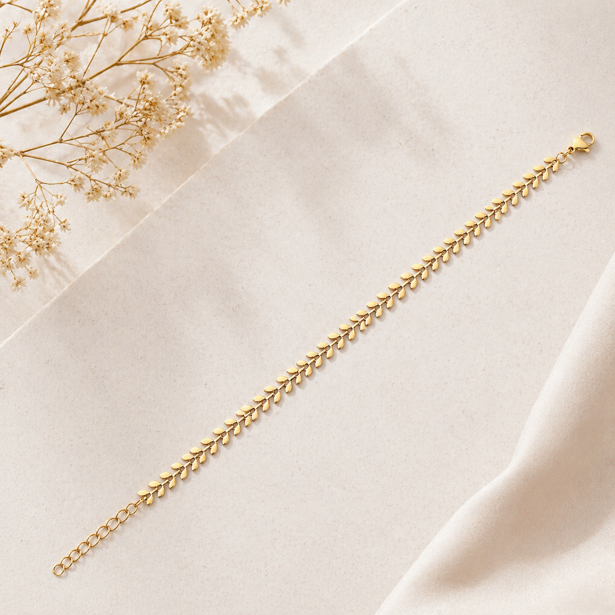 Laurel Leaf Anklet