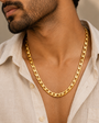 Edge Link Chain - Gold
