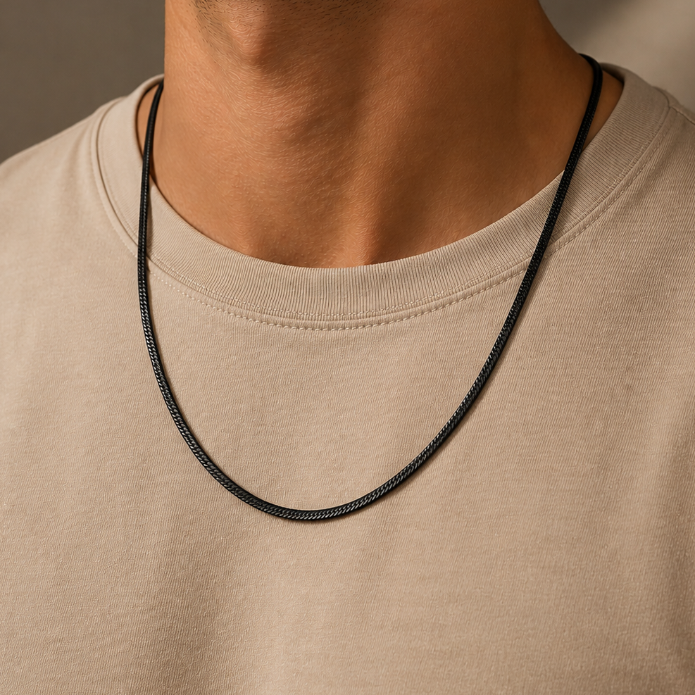 Snake 2mm Chain - Black