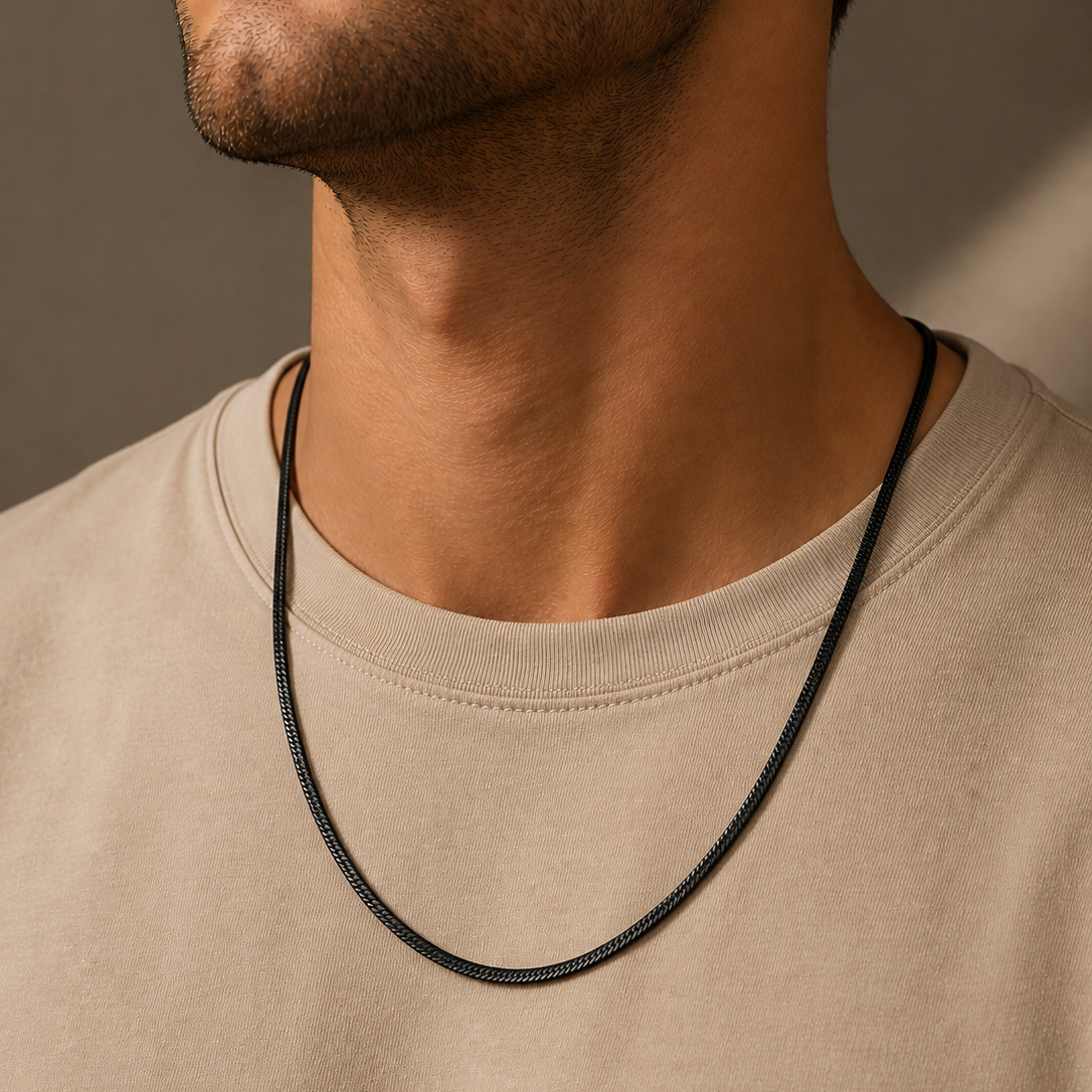 Snake 2mm Chain - Black