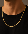Snake 2mm Chain - Gold