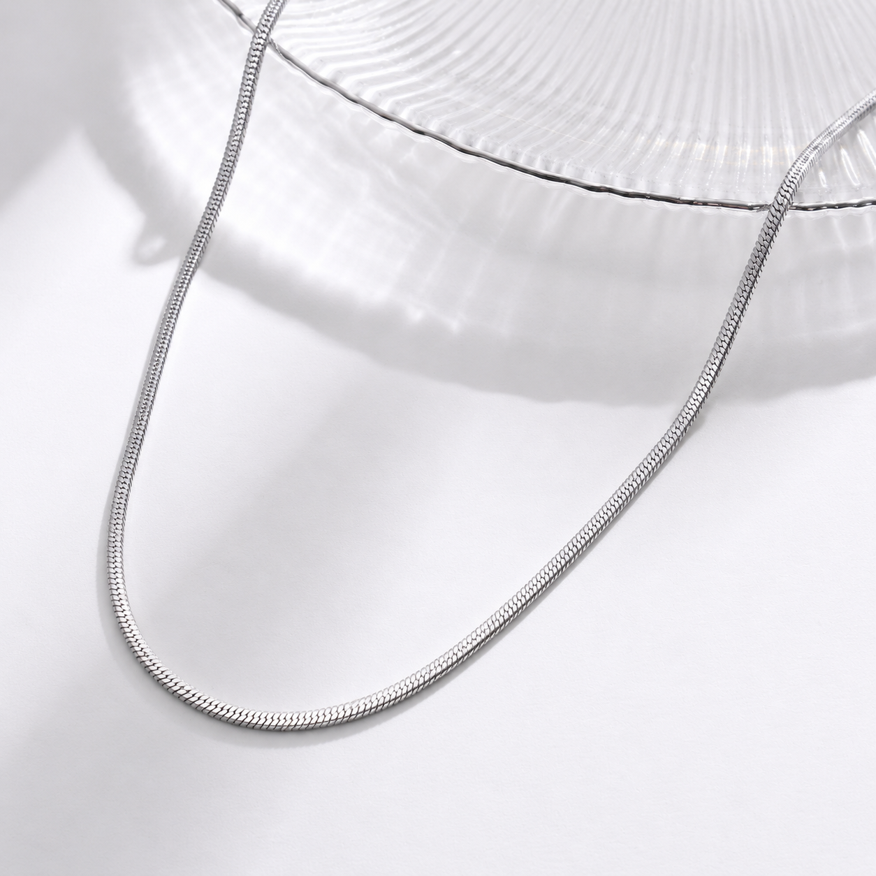 Snake 2mm Chain - Silver