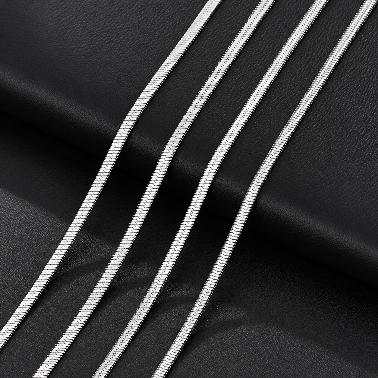 Snake 3mm Chain - Silver
