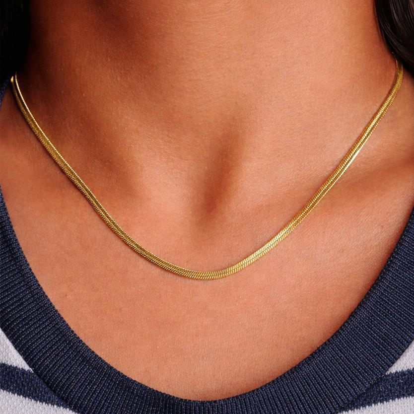 Snake 3mm Chain Necklace
