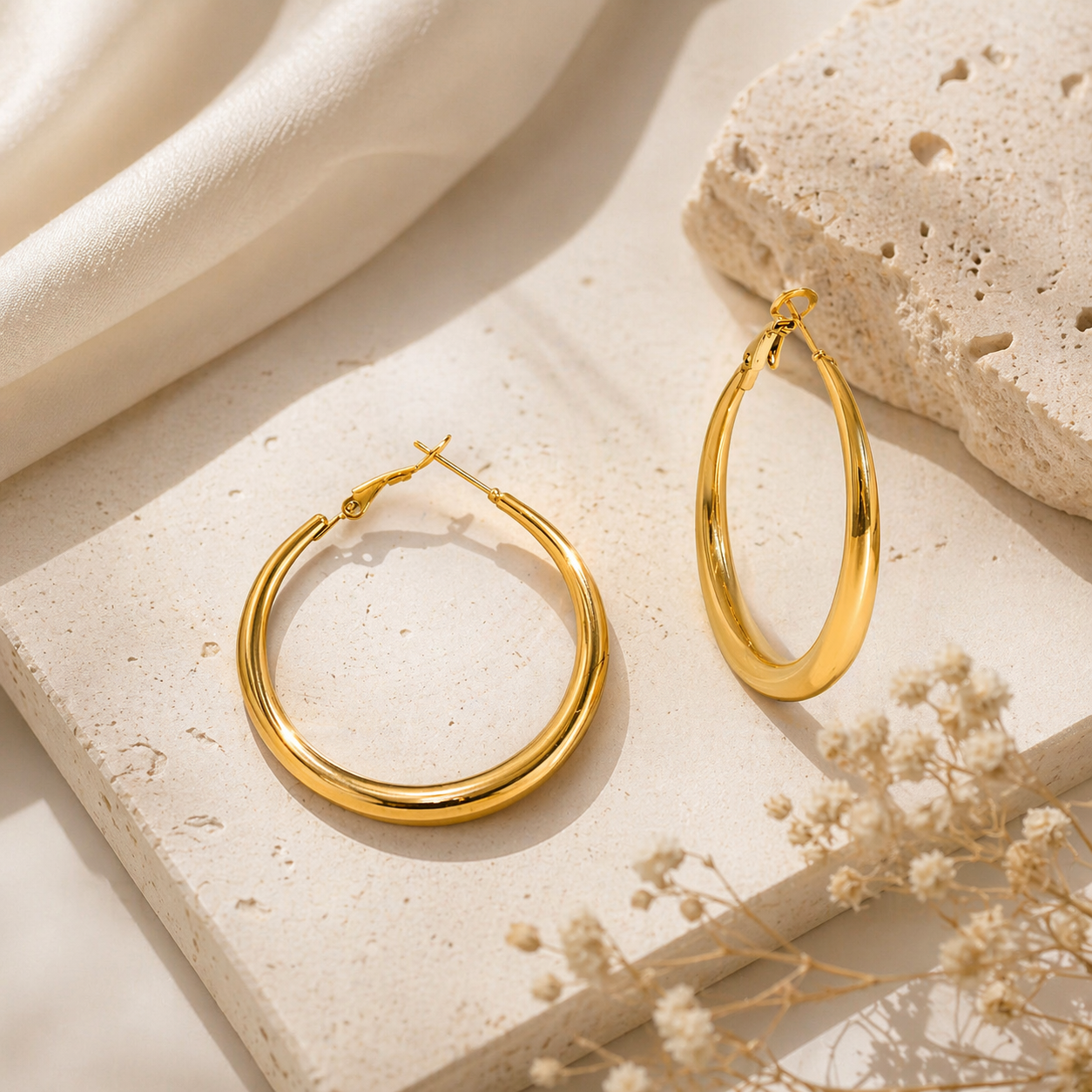 Dune Hoop Earring