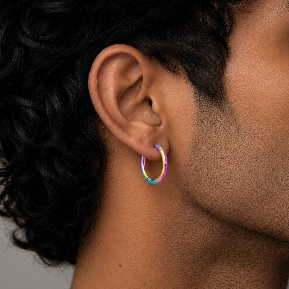 Petite Hoop Earring - 14 MM - M