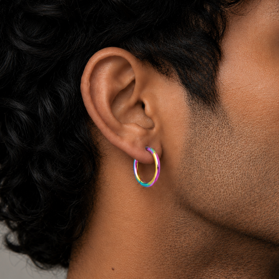 Petite Hoop Earring - 14 MM - M