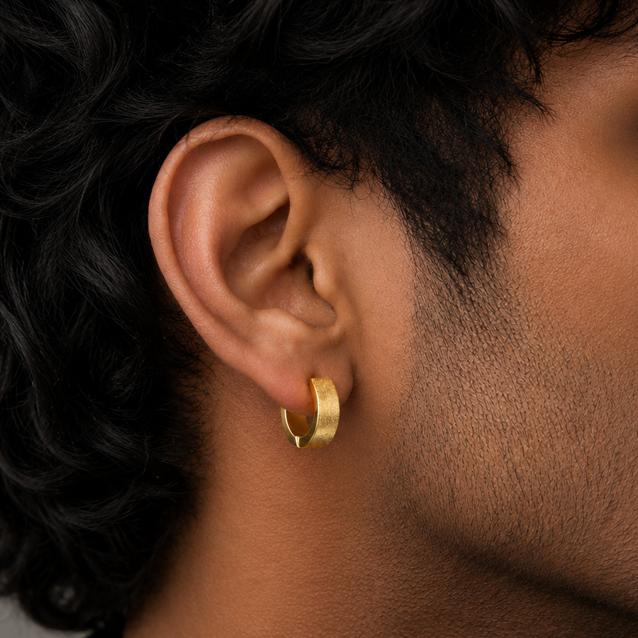 Prism Hoop Earring - Gold