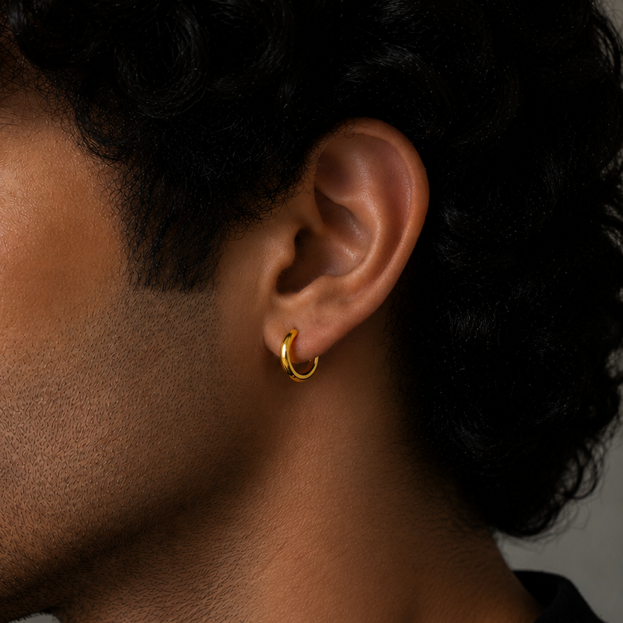 Petite Hoop Earring - 8 mm