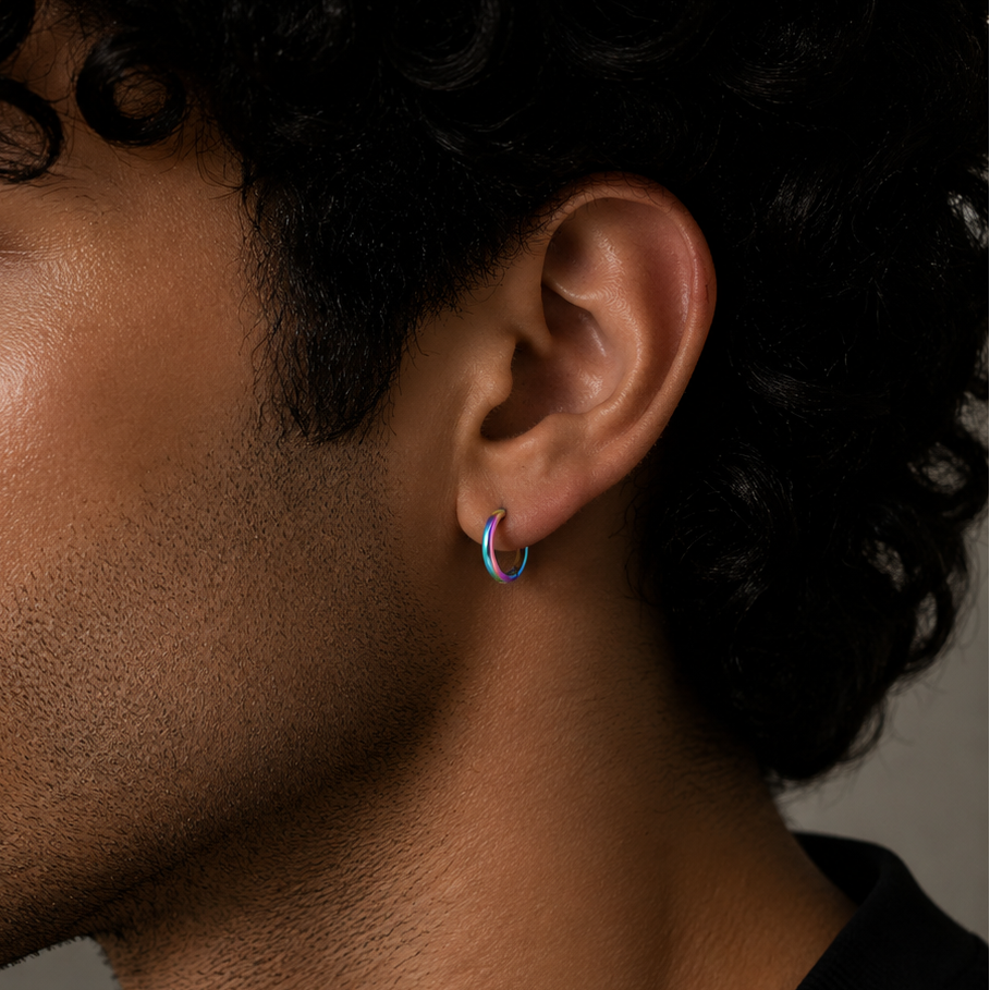 Petite Hoop Earring - 8 MM - M