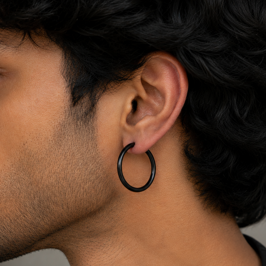 Buy Trendy Hoop Earrings Online For Men